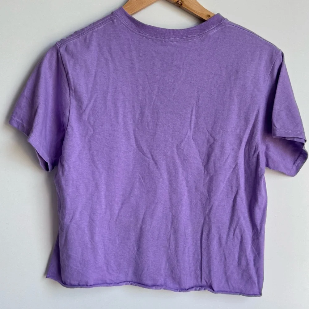 Hello Kitty x Cup Noodles Purple Women Short Sleeve Tee Shirt Sanrio Small - Picture 3 of 7